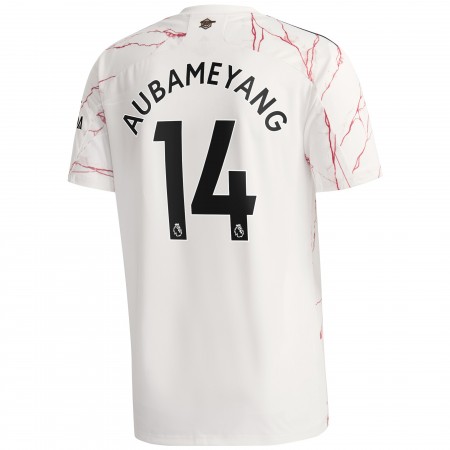 Billiga Fotbollströjor Arsenal Pierre-Emerick Aubameyang 14 Borta tröja 2020/21 Kortärmad